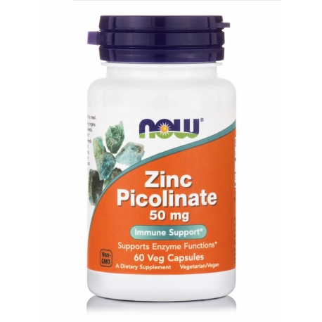 Zinc Picolinate 50mg 60 caps - Now Foods