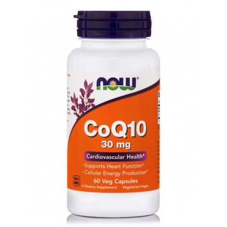 CoQ10 30mg - 60 vcaps NOW Foods