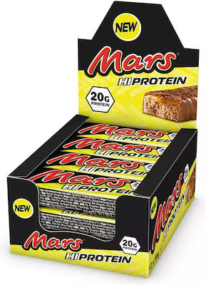 Mars HiProtein Μπάρα με 20gr Πρωτεΐνης & Γεύση Καραμέλα Σοκολάτα 12x59gr