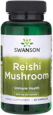 Swanson Reishi Mushroom 600mg 60 κάψουλες