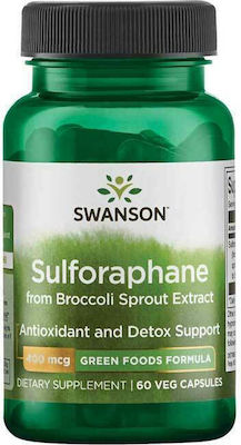 Swanson Sulforaphane from Broccoli Sprout Extract 60 φυτικές κάψουλες