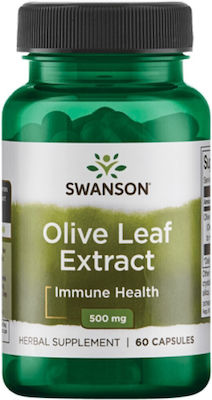 Swanson Olive Leaf Extract 500mg 60 κάψουλες