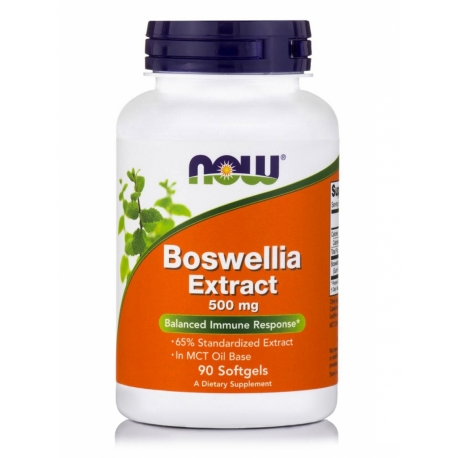 Boswellia Extract 500 mg 90 μαλακές κάψουλες - Now