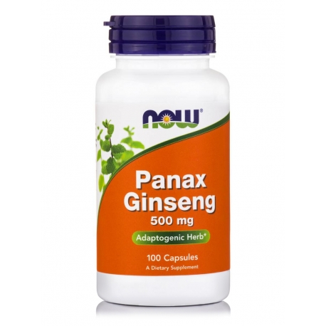Panax Ginseng 500mg 100 caps - Now Foods
