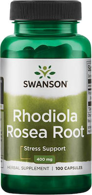 Swanson Rhodiola Rosea Root Stress Support 400mg 100 κάψουλες