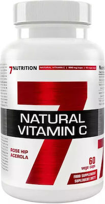 7Nutrition Natural Vitamin C 60 Vcaps