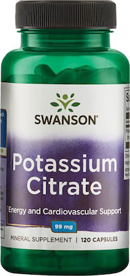 Swanson Potassium Citrate 99mg 120 κάψουλες