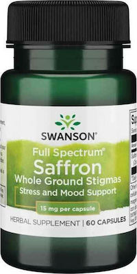 Swanson Full Spectrum Saffron 15mg 60 κάψουλες