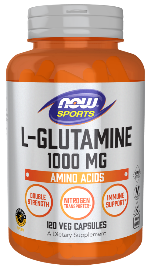 Now Foods L-Glutamine 1000mg 120 κάψουλες