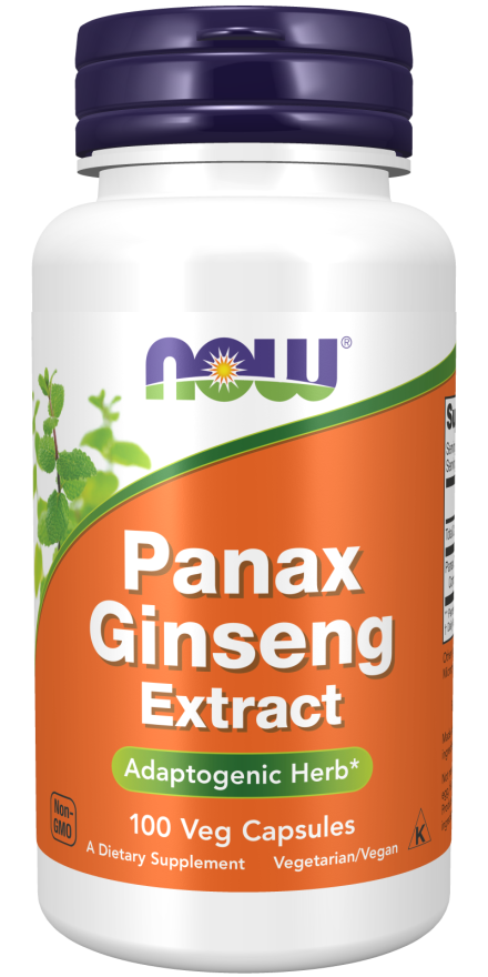 Panax Ginseng Extract 500mg 100 caps - Now Foods