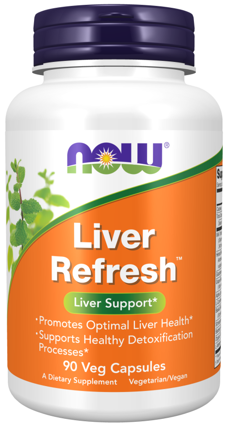 Liver Refresh 90 φυτοκάψουλες - Now / Συκώτι Ηπατοπροστασία