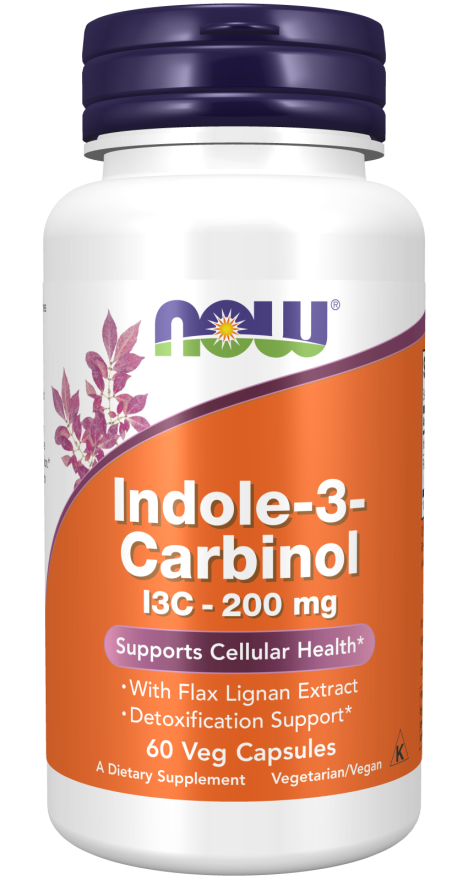 Indole-3-Carbinol (I3C) 200mg 60 φυτοκάψουλες - Now