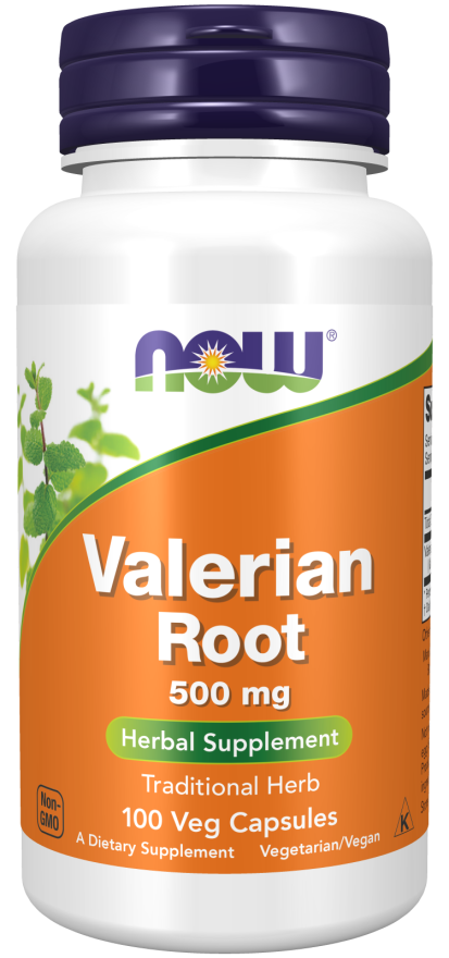 Valerian Root 500mg 100 φυτοκάψουλες για Άγχος Στρες Αϋπνία - Now