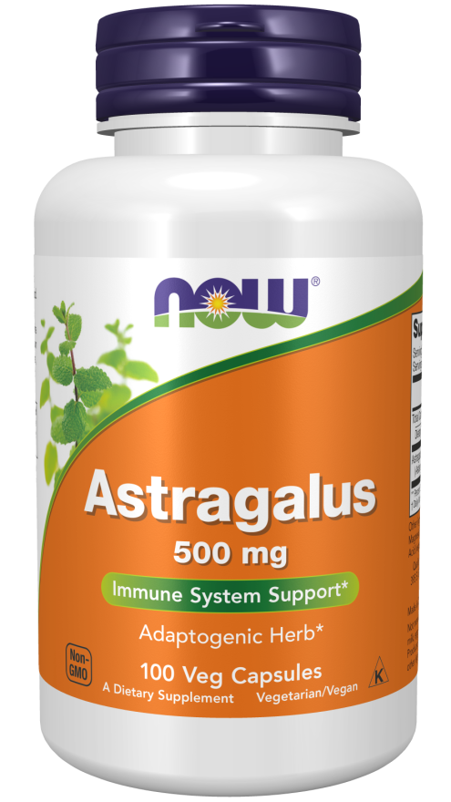 Astragalus 500 mg 100 κάψουλες - Now / Φυτικά Συμπληρώματα