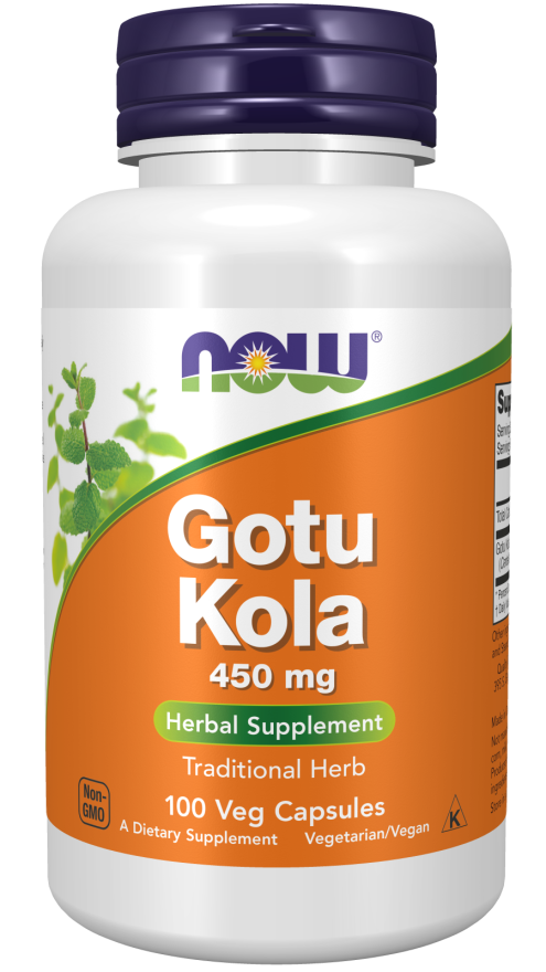 Gotu Kola 450mg 100 φυτοκάψουλες - Now