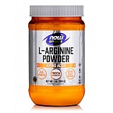 L-Arginine, 100% Pure Powder - 454 grams - Now / Αμινοξέα