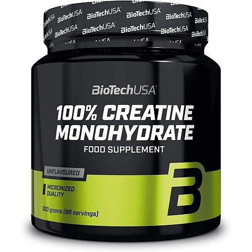 Creatine Monohydrate 300g Unflavoured - Biotech USA