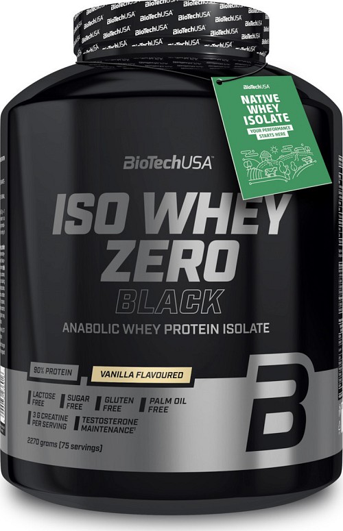 Iso Whey Zero Black 2270gr Vanilla - Biotech USA