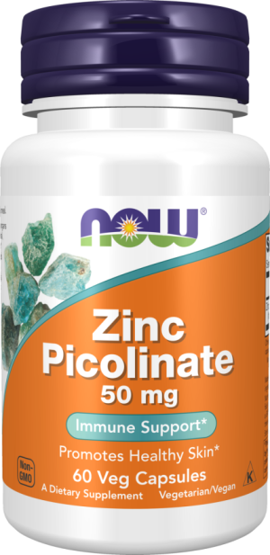 Zinc Picolinate 50mg 60 caps - Now Foods