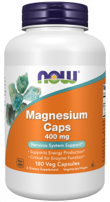 Now Foods - Magnesium 400mg 180 caps