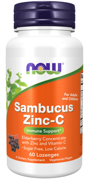 Now - Sambucus Zinc-C 60 Lozenges