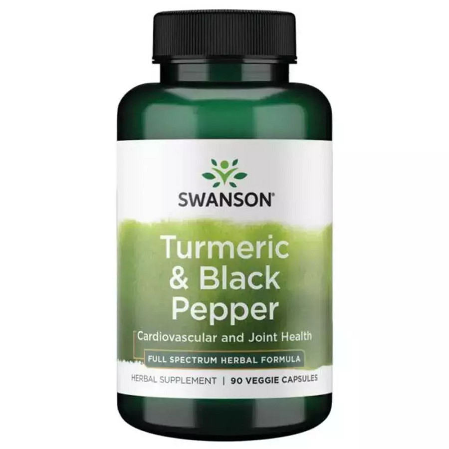 Swanson Turmeric & Black Pepper 90 Vcaps